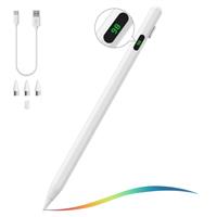 MoKo Stylus Pen for Touch Screen, Active Universal Stylus Pen Compatible with iPad/iPhone/Samsung/Tablet Devices and Other iOS/Android Smartphone, Tablet Pen with Power Display