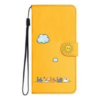FALUWONRU Cute Cats pattern PU Leather Flip Case for Samsung Galaxy