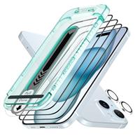 ESR 3 Pack for iPhone 15/ iPhone 16 Screen Protector Tempered Glass, [9H Hardness] [Military Grade Shatterproof] Full Coverage Film with Flawless Fit Tray, HD Clear, Scratch Resistant