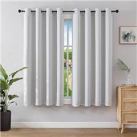 Joydeco Blackout Curtains Bedroom, Black Out Curtain Thermal Insulated Eyelet Top for Room Darkening, Curtains & Drapes Window Treatments Blinds for Living Room Nursery, 2 Panels Home Decoration