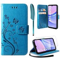 AROYI Case Compatible with Samsung Galaxy A16 5G/4G Case,Wallet Case PU Leather with Card Slots Folding Stand Magnetic Protect Flip Cover for Samsung Galaxy A16 5G/4G Dark Purple