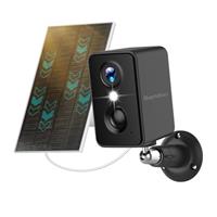 Septekon 2k Security Camera Wireless Rechargeable Battery Powered, Outdoor/Indoor CCTV Camera System, PIR Motion Detection Siren Floodlight with 3MP Color Night Vision, 2-way Audio, IP66 Waterpoof