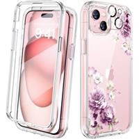 Diaclara Case for iPhone 12/16 Series Case, 360 Full Body Bumper Clear Back Cover