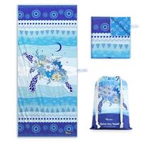 Diveblues Microfiber Beach Towel - Quick Dry Sand Free Compact Lightweight Absorbent
