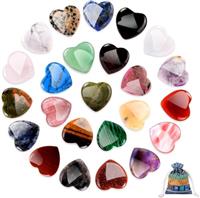 OSDUE 24pcs Healing Crystal for Beginners, Natural Healing C