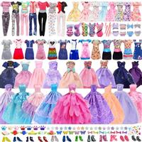 66PCS Doll Clothes and Accessories for Barb_ie, Doll Outfits
