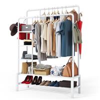 KLASS Heavy Duty Clothes Rail, Sturdy 120KG