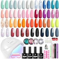 Phoenixy Gel Nail Polish Set with 48W U V Lamp Starter Kit