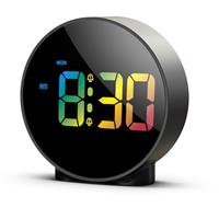 OQIMAX Newest Digital Alarm Clock, Battery/USB Powered Digital Clock