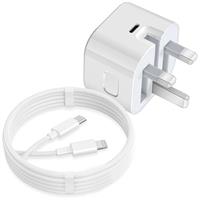 iPhone Fast Charger[MFi Certified] PD 20W USB C Fast Charger Plug and USB C Fast Charge Cable 2M,Typ