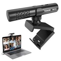 TONOR USB Conference Microphone for Laptop, Adjustable Computer PC Mic with Mute Button & LED Indicator for Video Call Meeting, Microfono for Desktop Zoom Skype YouTube, Plug-Play for MacOS Windows