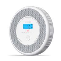 X-Sense Combination Smoke and Carbon Monoxide Alarm with English Voice Alerts, Smoke Alarm for Home with Replaceable Battery, XP0A-SR, 1-Pack