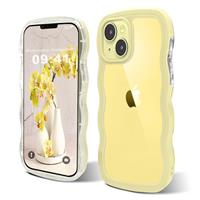 ORDA Candy Color Border Transparent Case Wave Edge