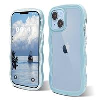 ORDA Candy Color Border Transparent Case Wave Edge