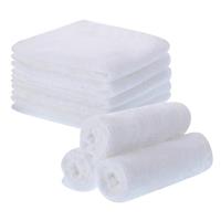 Lanjue 8 Pack Flannel Face Cloth, 10 x 10 inch Soft Bamboo Face Cloth Face Towels Reusable Facial Cleansing Cloths Baby Wash Cloth for Women Kids Adult Spa Sport Beauty Routine