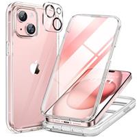 Miracase Glass Case for iPhone 15 Series Case and iPhone 16 Series Case