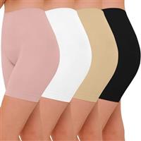 AURUZA 2pcs Anti Chafing Shorts Women, Seamless Slip Shorts Comfortable Chub Rub Underwear for Dresses Skirts Running Cycling Walking Yoga Everyday Wear