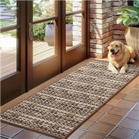 Biscpro Dirt Trapper Door Mats Indoor, Non-slip Barrier Mats for Indoor Outdoor, Super Absorbent Entrance Large Rug Machine Washable Soft Floor Carpet for Front Back door