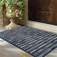 Biscpro Dirt Trapper Door Mats Indoor, Non-slip Barrier Mats for Indoor Outdoor, Super Absorbent Entrance Large Rug Machine Washable Soft Floor Carpet for Front Back door