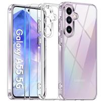 COPIKE Camera Protection for Samsung Galaxy Case with 2 Pack Screen Protector, Anti-Scratch Shockproof Protection