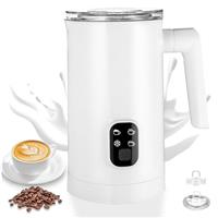 Milk Frother Electric 4-in-1 Automatic Milk Steamer and frother for Latte 360ml Large Capacity, Hot & Cold Milk Foamer, Hot Chocolate Machine,Max Temperature 70, for Coffee, Cappuccino, Hot Cocoa