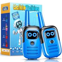 Grriopi Walkie Talkies for Kids, 4 5 6 7 8 9 Year Old Boy Gifts for 3-12 Year Olds Boys Toys Age 4-10 Walkie Talkies Kids Age 3 4 5 6 Walky Talky Sensory Outdoor Toddler Toys Blue Green