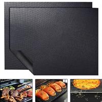 2 Pack Large Oven Liners - 0.30 mm Heavy Duty Silicone Oven Liners for Fan Assisted Ovens - Reusable Non-Stick Oven Liners for Bottom of Oven,BBQ 40cm*33cm