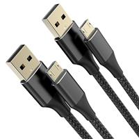 Micro USB Cable 3M 2Pack Long Micro USB Android Charger Cable Nylon Braided USB A to Micro Cord Comp