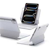 ESR iPad Air 13 Inch Case Keyboard (M3/M2, 2025/2024), Easy-Set Magnetic Stand, Portrait/Landscape Mode, Removable Case with Multi-Touch Trackpad, Rebound 360 Series, Black