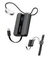 Coowisty Power Bank for Apple Watch 10000mAh Portable Charger 20W PD Fast Charging with Built in USB C Cable, Battery Pack for iWatch Series 9/8/7/6/SE, iPhone Samsung Huawei etc