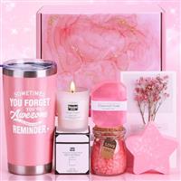 Birthday Pamper Package for Women - Unique Self Care Relaxation Spa Bath Set - Wellbeing Get Well Soon Gift for Her - Ladies Hamper for Friends, Mum, Sister, Wife