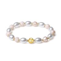 MetJakt Handmade Stretch Bracelets for Women Bling Faceted C