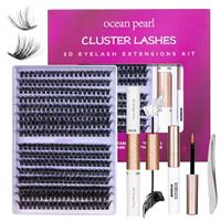 Ocean Pearl Cluster Lashes Kit DIY Individual Eyelash Extension Kit False Eyelashes