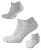 SONNORS 6-Pairs Ankle Socks for Mens Womens - Trainer Socks Breathable Cotton Low Cut Short Anti Blister Running Sock - Black White Gray 4-Sizes