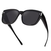 Myiaur Oversized Fit Over Sunglasses for Women, Trendy Wear Over Glasses, Polarized UV400 Protection Sunglasses for Driving Outdoors