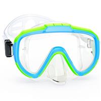 Zeligerstar Snorkel Mask, 180 Panoramic View Diving Mask, Anti-Fog Swimming Mask with UV Protection Lens, Anti-Leak Swimming Goggles for Adult and Kids
