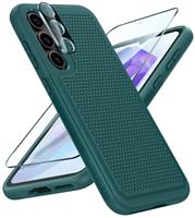 FNTCASE for Samsung A14 Phone Case: Dual Layer Shockproof Drop Protection Case - Galaxy A14 4G/5G 360 Military Grade Protective Mobile Phone Cover Rugged Matte Heavy Duty Slim TPU Aesthetic Cases