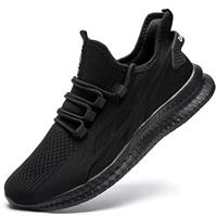 JUEQIBAA Mens Trainers Running Shoes Lightweight Walking Sneaker Fitness Gym Sports Jogging Tennis Shoes