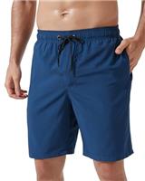 Arcweg Mens Long Swimming Shorts Swim Shorts with Zip Pockets for Men Quick Dry Mens Swimming Trunks Adjustable Drawstring Board Shorts Surf Beach Shorts