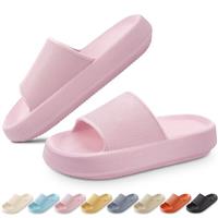 BHFRGAS Cloud Sliders Women MenCloud Slippers with Thick OutsoleNon-Slip Soft Summer Mens Womens Slippers Flip FlopsShower Bathroom Slippers Pillow Slides for Beach,Pool and Outdoor