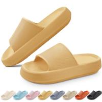 BHFRGAS Cloud Sliders Women MenCloud Slippers with Thick OutsoleNon-Slip Soft Summer Mens Womens Slippers Flip FlopsShower Bathroom Slippers Pillow Slides for Beach,Pool and Outdoor