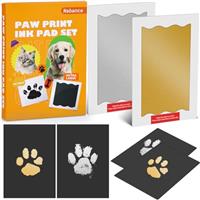 Nabance Baby Handprint and Footprint Kit, Dog Paw Print Kit, Large Size Inkless Ink Pads with Photo Frames, Imprint Card, Pet Paw Print Kit for Dogs & Cats, PawPrint Stamp Pad