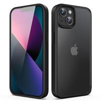 TIIXXA Matte Case for iPhone 13 6.1-Inch, Shockproof Drop Protection, Frosted Translucent Back Phone Cover, Anti-Fingerprint (Purple)