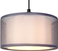 GIGGI 2-Tier Lamp Shade, Modern Grey Light Shade, Lampshades for Ceiling Lights
