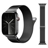 ORRLBB Patented Strap Compatible with Apple Watch Straps Series 10 9 8 7 6 5 4 3 SE2 SE Ultra2 Ultra 49mm 46mm 45mm 44mm 42mm 41mm 40mm 38mm for Women Men, Magnetic Milanese Loop for iWatch Bands