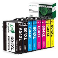 Greenjob 604XL Ink Cartridge Replacement for Epson 604 Ink Cartridges Multipack Compatible with Epson Expression Home XP-2200 XP-2205 XP-3200 XP-3205 XP-4200 XP-4205 Workforce WF-2910 WF-2930 (4 Pack)