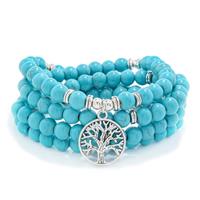 Self-Discovery 108 Natural Beads Mala Yoga Bracelet with Lot