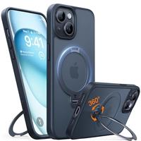 TORRAS for iPhone SE 4 Case 2025 with Magsafe, 360 Spin Magnetic Kickstand, 12FT Military Shockproof, Slim Thin but Sturdy, Velvety Touch Protective for iPhone SE 4 Case Cover