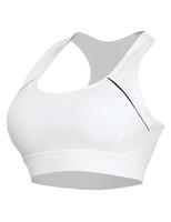 Paeceioni Women's Sports Bra, High Support, White, Regular