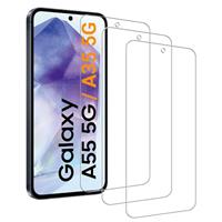 AHABIPERS Tempered Glass for Samsung Galaxy A55 / Samsung Ga